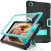 Shockproof Case for Samsung Galaxy Tab A7 10.4 (2020) - Black/Mint Green - 2
