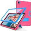 Shockproof Case for Samsung Galaxy Tab A7 10.4 (2020) - Rose Red/Blue - 2