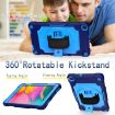 Samsung Tab A 8.0 (2019) T290 Shockproof Case, 360 Rotation, Navy/Blue - 3