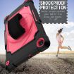 Samsung Tab A 8.0 (2019) T290 Shockproof Case, 360 Rotation, Black/Rose - 6