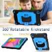 Samsung Tab A 8.0 (2019) T290 Shockproof Case with Holder - Black/Blue - 3