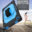 Samsung Galaxy Tab A7 10.4 2020 Shockproof Case with Holder Black Blue - 6