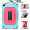 Samsung Galaxy Tab A7 10.4 Case 360 Rotation Shockproof Mint/Rose - 2