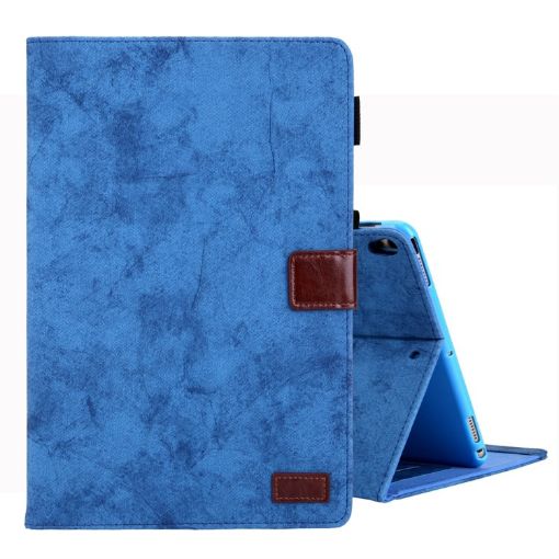 iPad Pro 10.5 (2017) Blue Leather Case with Holder & Card Slot - 1