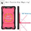 Samsung Galaxy Tab A 8.0 (2019) T290 Shockproof Case Black/Rose Red - 3