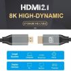 8K HDMI 2.1 Cable 120Hz High Dynamic, 3m Length - 4