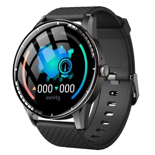 H6 1.28" Touch Screen Smart Watch, IP67 Waterproof, Bluetooth Call, Black - 1