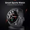H6 1.28" Touch Screen Smart Watch, IP67 Waterproof, Bluetooth Call, Black - 3