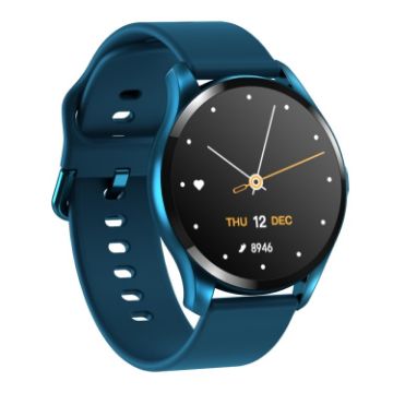 T88 Smart Watch 1.28" TFT Screen, IP67 Waterproof, Temp/Sleep/Heart Rate Monitoring (Blue) - 1