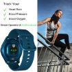 T88 1.28" TFT Smart Watch - IP67 Waterproof, Temp/Sleep/Heart Monitor - 8