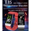 T1S Smart Bracelet - 1.14" Screen, IP67 Waterproof, Health Monitoring (Red) - 4