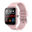 P6 1.54" TFT Smartwatch, IP68 Waterproof, Bluetooth Call, Pink - 1