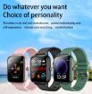 P6 1.54" TFT Smartwatch, IP68 Waterproof, Bluetooth Call, Pink - 5