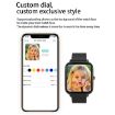 P6 1.54" TFT Smartwatch, IP68 Waterproof, Bluetooth Call, Sleep & Heart Rate Monitoring (Black) - 7