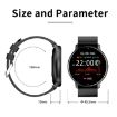 ZL02 1.28" Touch Screen Smart Watch, IP67 Waterproof, BP/Sleep/HR Monitor - 3