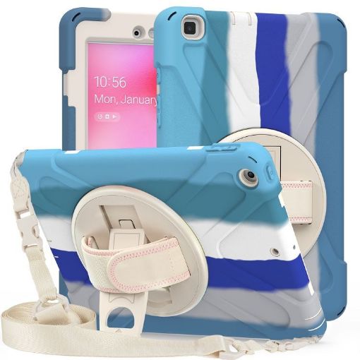 Shockproof Silicone + PC Case for Samsung Galaxy Tab A 8.0 (2019) - Blue - 1