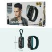 Remax TWS-15 Bluetooth 5.0 Wristband Style True Wireless Earphone Black - 3