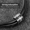 TOPK 4 PCS Reusable Nylon Tie-wraps Hook & Loop Cable Ties, 5m Length - 2