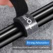 TOPK 4 PCS Reusable Nylon Tie-wraps Hook & Loop Cable Ties, 5m Length - 5