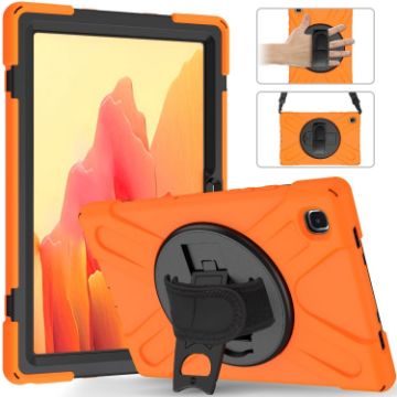 Shockproof Silicone + PC Case for Samsung Galaxy Tab A7 10.4 2020 - Orange - 1