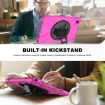 Shockproof Silicone + PC Case for Samsung Galaxy Tab A7 10.4 2020 (Rose Red) - 6