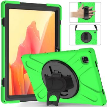Shockproof Green Case for Samsung Galaxy Tab A7 10.4 2020 with Straps - 1