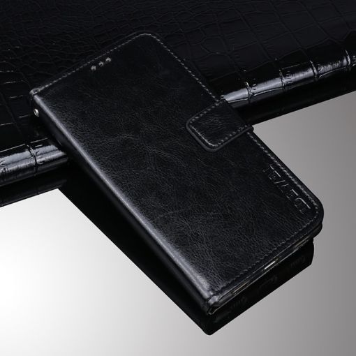 Ulefone Armor 10 5G Leather Case with Holder & Card Slots - Black - 1
