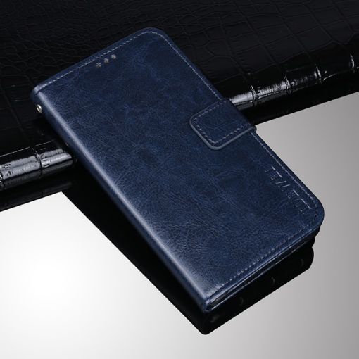 Ulefone Armor 10 5G Blue Leather Case with Holder & Card Slots - 1