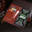 Ulefone Armor 10 5G Sky Blue Leather Case with Holder & Card Slots - 6