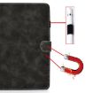 Samsung Galaxy Tab A7 Lite T220 Grey Leather Case with Holder & Slots - 8