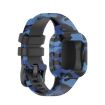 Garmin Vivofit JR3 Camouflage Blue Silicone Watch Band Replacement - 1