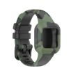 Garmin Vivofit JR3 Camouflage Green Silicone Watch Band Replacement - 1
