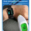 F37 1.69" TFT Smart Watch, IP67 Waterproof, Temp/Heart/BP Monitor, Green - 4