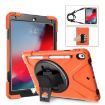 Shockproof Orange Silicone + PC Case for iPad Pro 10.5 with Holder & Straps - 1
