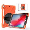 Shockproof Orange Silicone + PC Case for iPad Pro 10.5 with Holder & Straps - 2