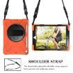 Shockproof Orange Silicone + PC Case for iPad Pro 10.5 with Holder & Straps - 4