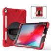 Shockproof Red Silicone + PC Case w/ Holder, Strap & Pen Slot for iPad Pro 10.5 - 2