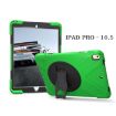 Shockproof Green Silicone + PC Case with Holder for iPad Pro 10.5 - 4