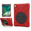 Shockproof Red Silicone + PC Case with Holder for iPad Pro 10.5 - 1