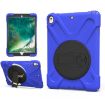 Shockproof Dark Blue Silicone + PC Case with Holder for iPad Pro 10.5 - 1