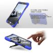 Shockproof Dark Blue Silicone + PC Case with Holder for iPad Pro 10.5 - 6