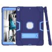 Navy Blue Shockproof Silicone + PC Case with Holder for iPad Pro/Air 10.5 - 2