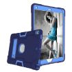 Navy Blue Shockproof Silicone + PC Case with Holder for iPad Pro/Air 10.5 - 5