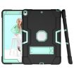 Shockproof Silicone + PC Case with Holder for iPad Pro/Air 10.5" (Black/Mint) - 2