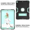 Shockproof Silicone + PC Case with Holder for iPad Pro/Air 10.5" (Black/Mint) - 3