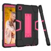 Shockproof Case for Samsung Galaxy Tab A7 10.4 (2020) - Black/Rose Red - 5