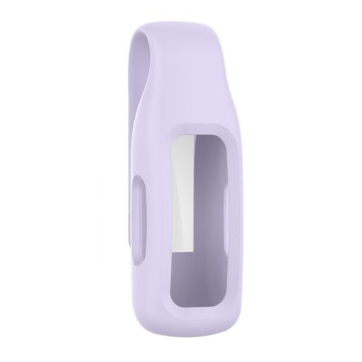 Fitbit Ace 3/Inspire 2 Light Purple Silicone Clip Case Cover - 1