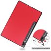 Samsung Galaxy Tab S7 Lite/F7 FE Red Leather Case with Holder & Sleep Function - 7