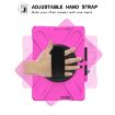 Shockproof Rose Red Case for Microsoft Surface Pro X/2021 with Straps & Pen Slot - 5