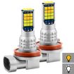 V6 H11 Car LED Fog Light 2PCS 30W 3000LM IP65 Double Color 30LEDs - 1